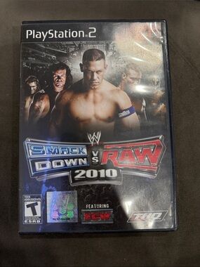 WWE SmackDown vs. Raw 2010 - Blue and Red Cover (PlayStation 2)